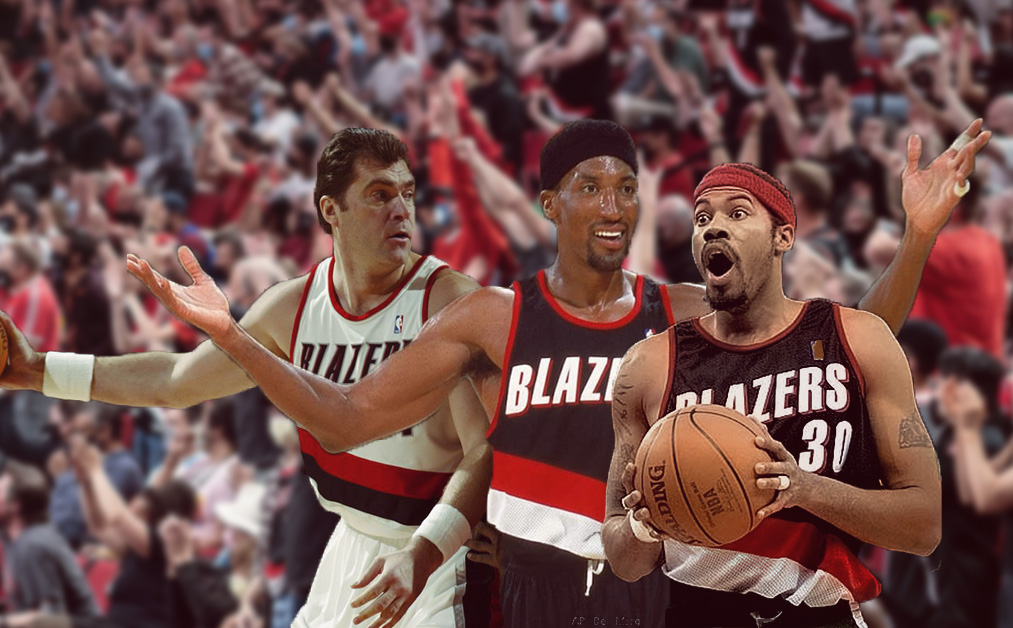 Portland Trail Blazers basketball all time starting five players